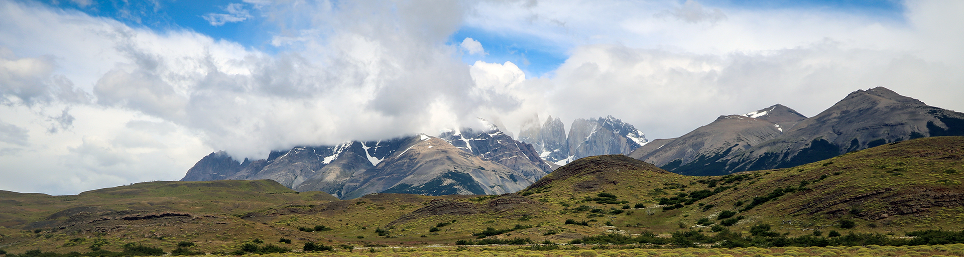 Torres del Paine | Mountains in clouds