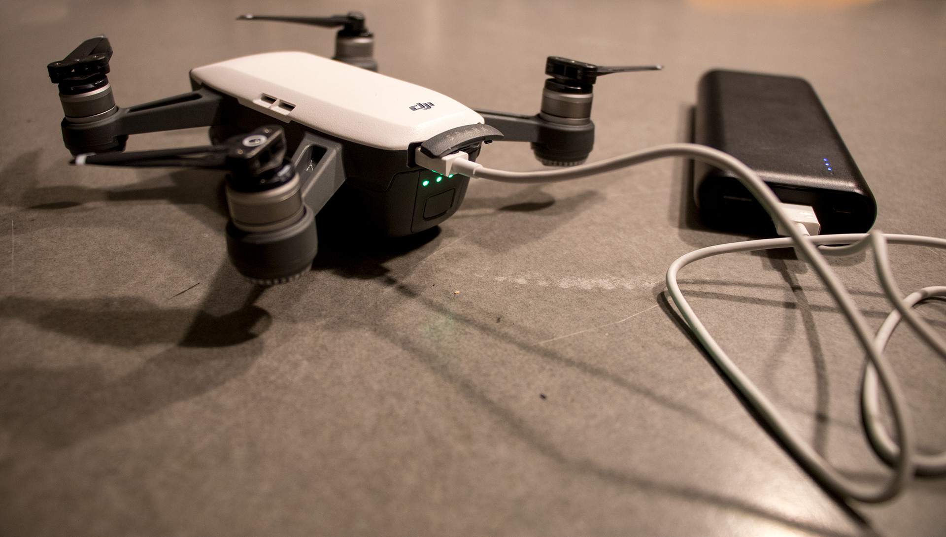 Charge drone via Anker Powerbank