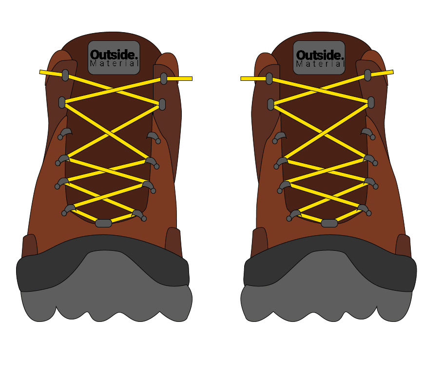 best way to lace hiking boots