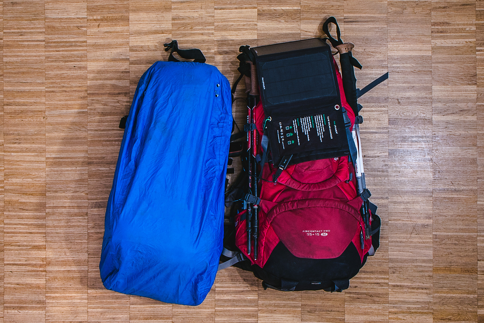 Our backpacks for the Everest Base Camp Trek