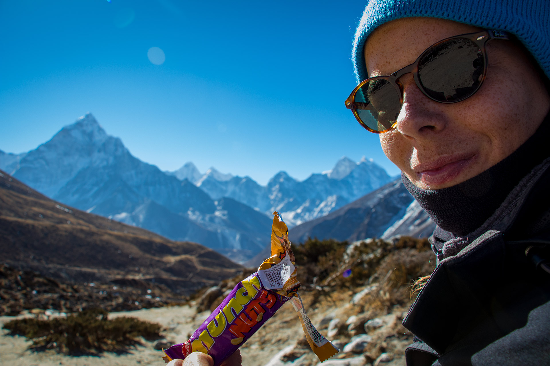 Snacking on the Everest Base Camp Trek