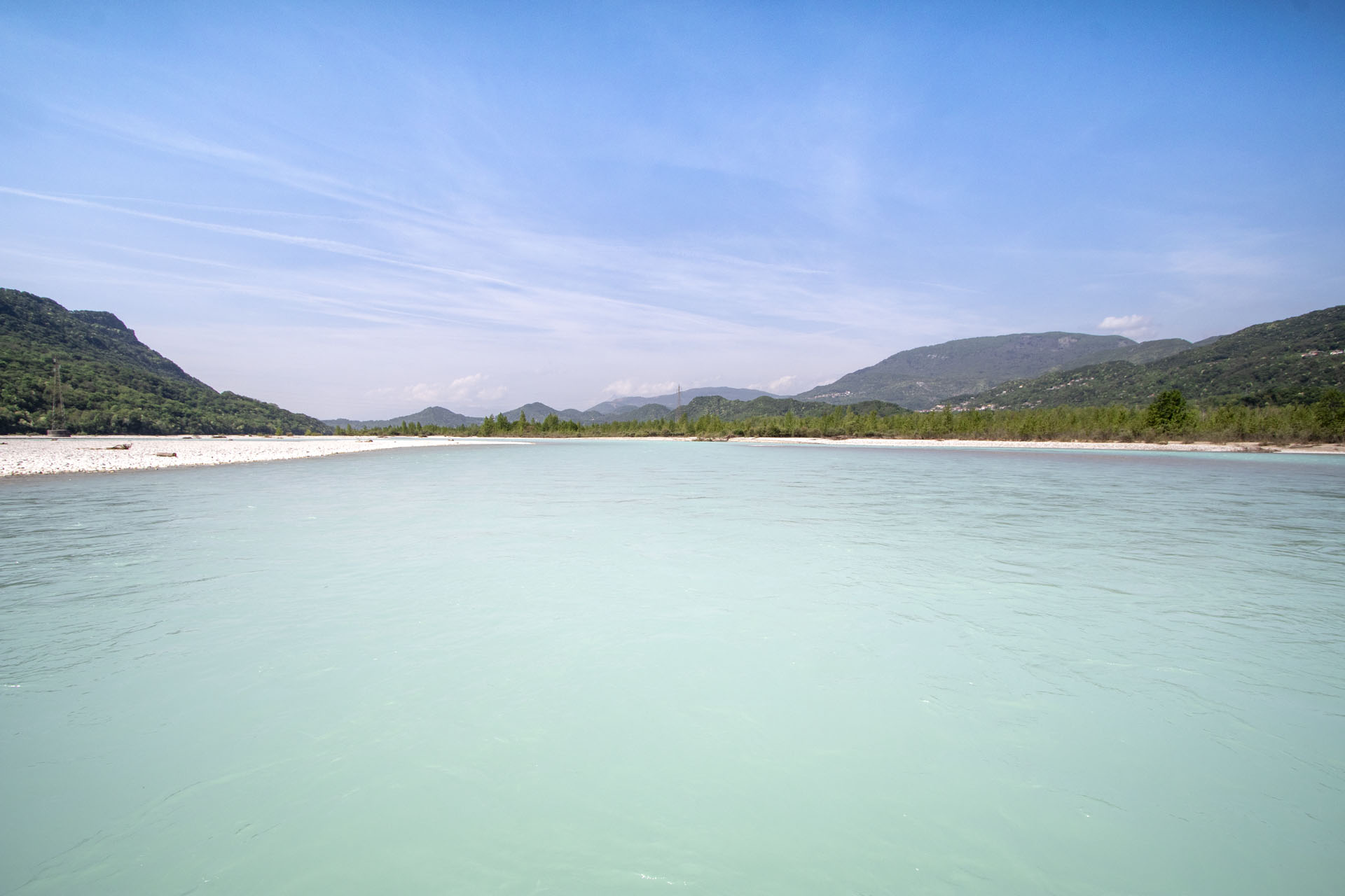 Rafting the Tagliamento in Italy | Inflatable Boat Tour | Carribean Vibes | Outside Material