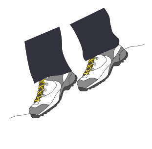 outsidematerial_walking-downhill-mountain-how-to-steps Walking school | Walking downhill | Graphic