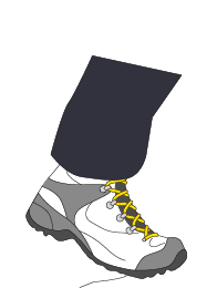 Walking school | Hiker boots | Graphic